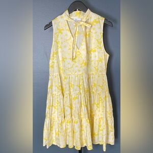 Lisa Marie Fernandez Yellow Floral Kids Dress